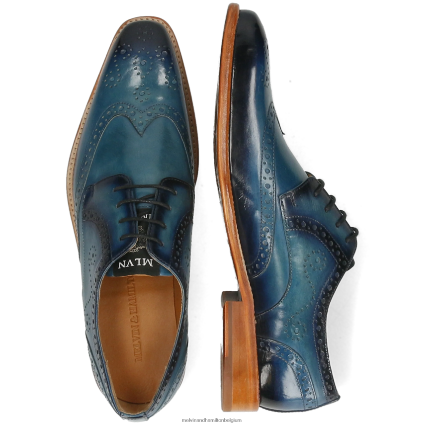 Melvin & Hamilton Derby-schoenen blauw Heren Dylan 2 V488DN483