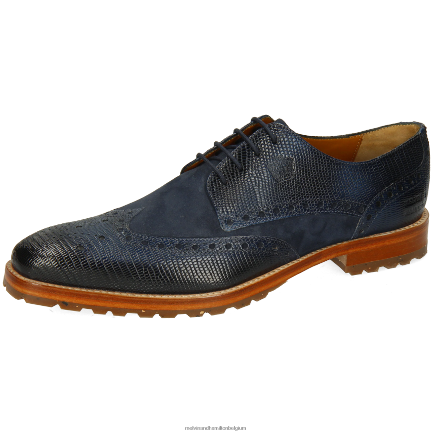 Melvin & Hamilton Derby-schoenen blauw Heren Maarten 15 V488DN421
