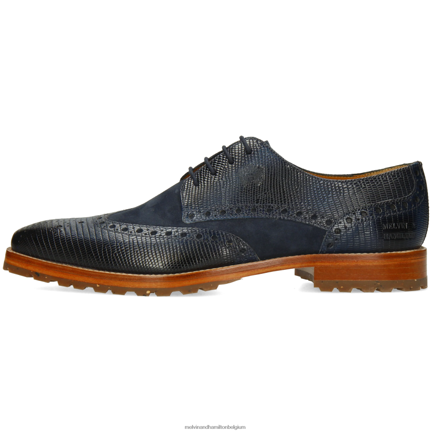 Melvin & Hamilton Derby-schoenen blauw Heren Maarten 15 V488DN421
