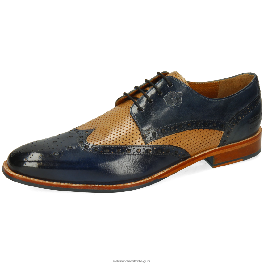 Melvin & Hamilton Derby-schoenen blauw Heren Maarten 15 V488DN450