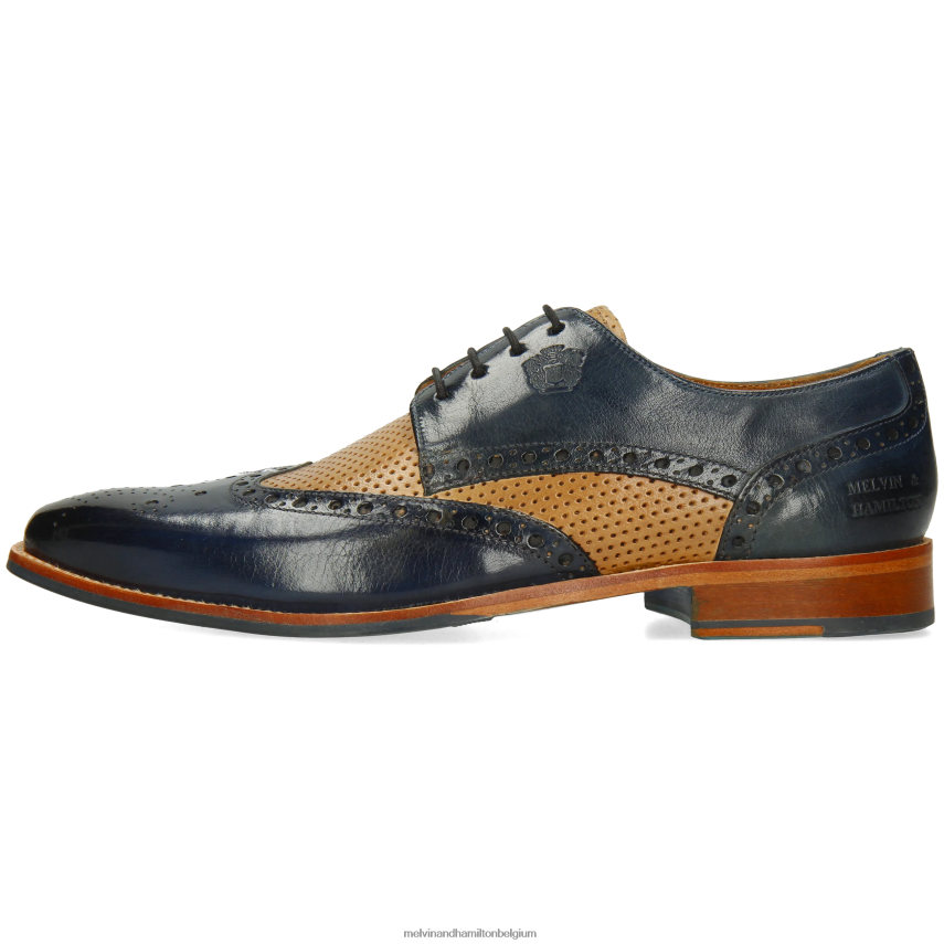 Melvin & Hamilton Derby-schoenen blauw Heren Maarten 15 V488DN450