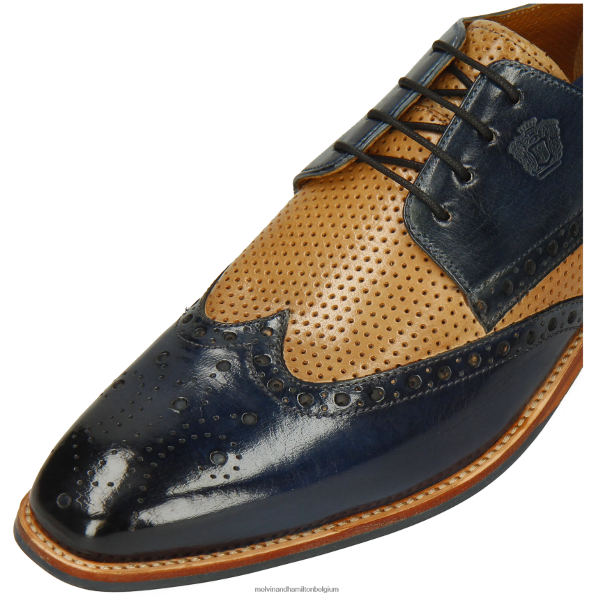 Melvin & Hamilton Derby-schoenen blauw Heren Maarten 15 V488DN450