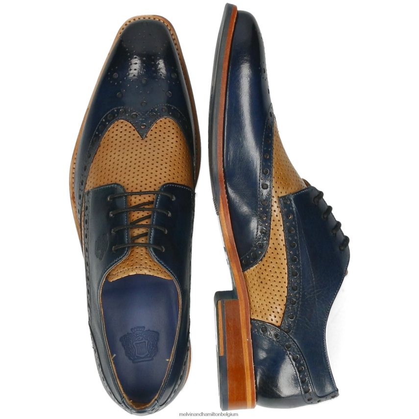 Melvin & Hamilton Derby-schoenen blauw Heren Maarten 15 V488DN450
