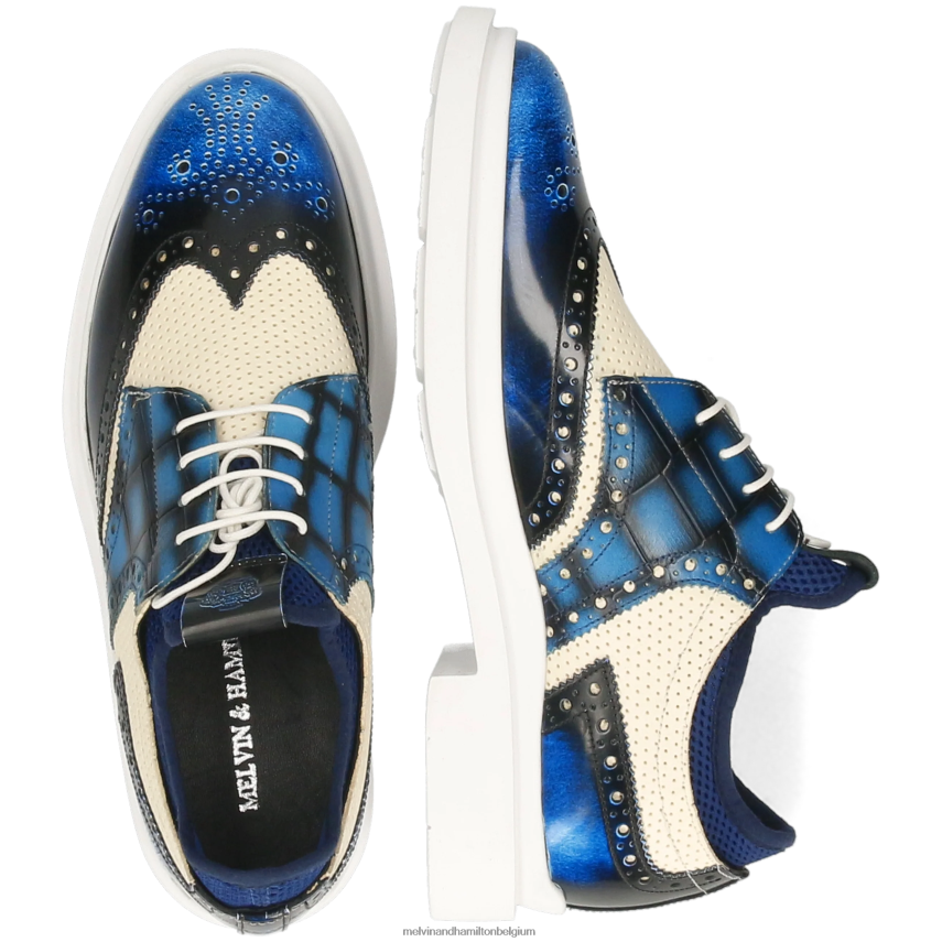 Melvin & Hamilton Derby-schoenen blauw Heren Ron 2 V488DN547