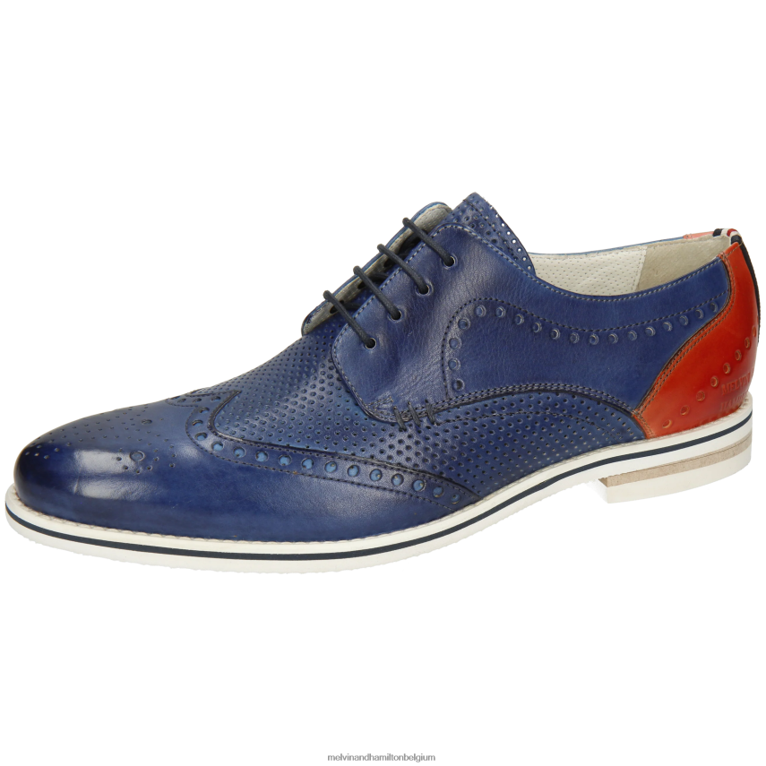 Melvin & Hamilton Derby-schoenen blauw Heren Schot 2 V488DN512