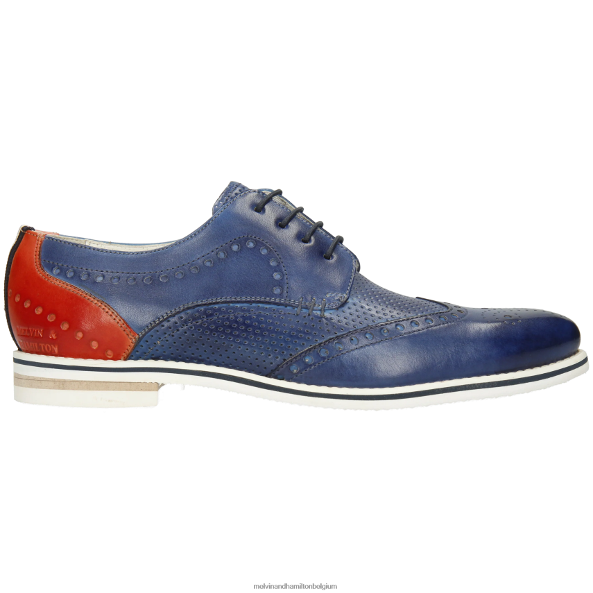 Melvin & Hamilton Derby-schoenen blauw Heren Schot 2 V488DN512