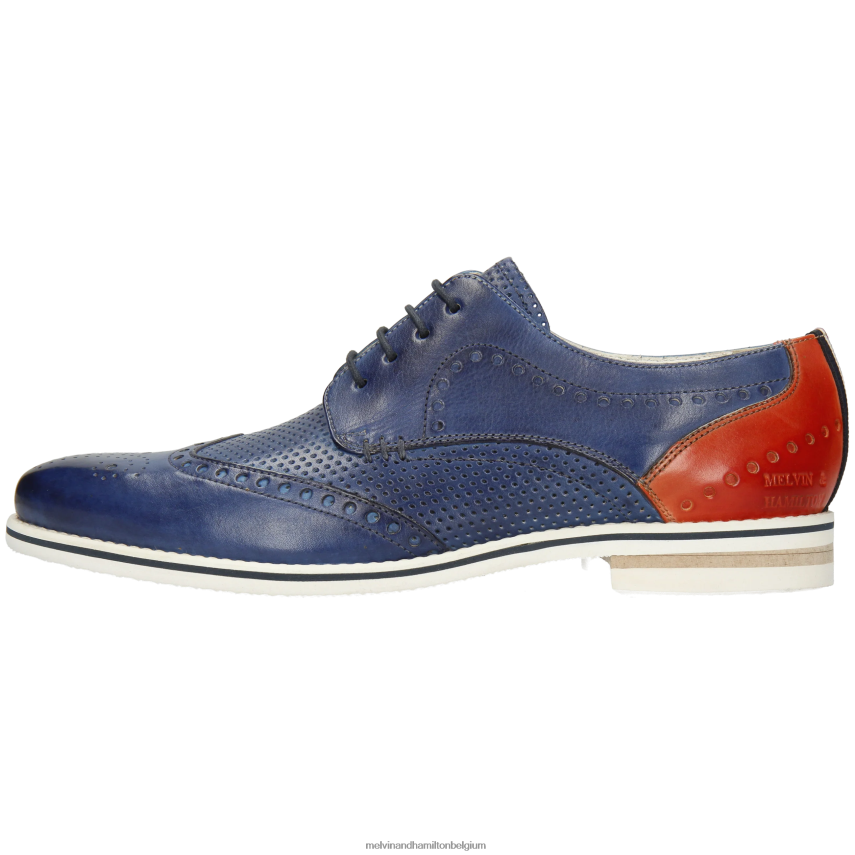 Melvin & Hamilton Derby-schoenen blauw Heren Schot 2 V488DN512