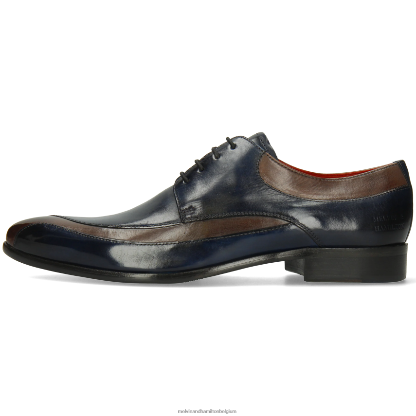 Melvin & Hamilton Derby-schoenen blauw Heren Ton 36 V488DN359