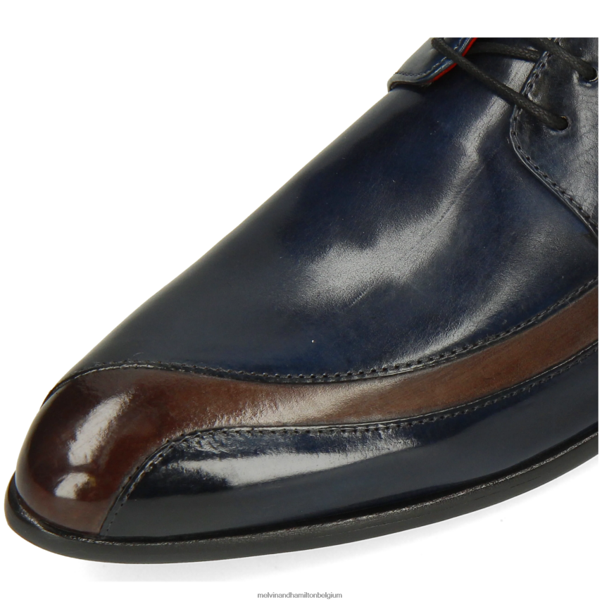 Melvin & Hamilton Derby-schoenen blauw Heren Ton 36 V488DN359