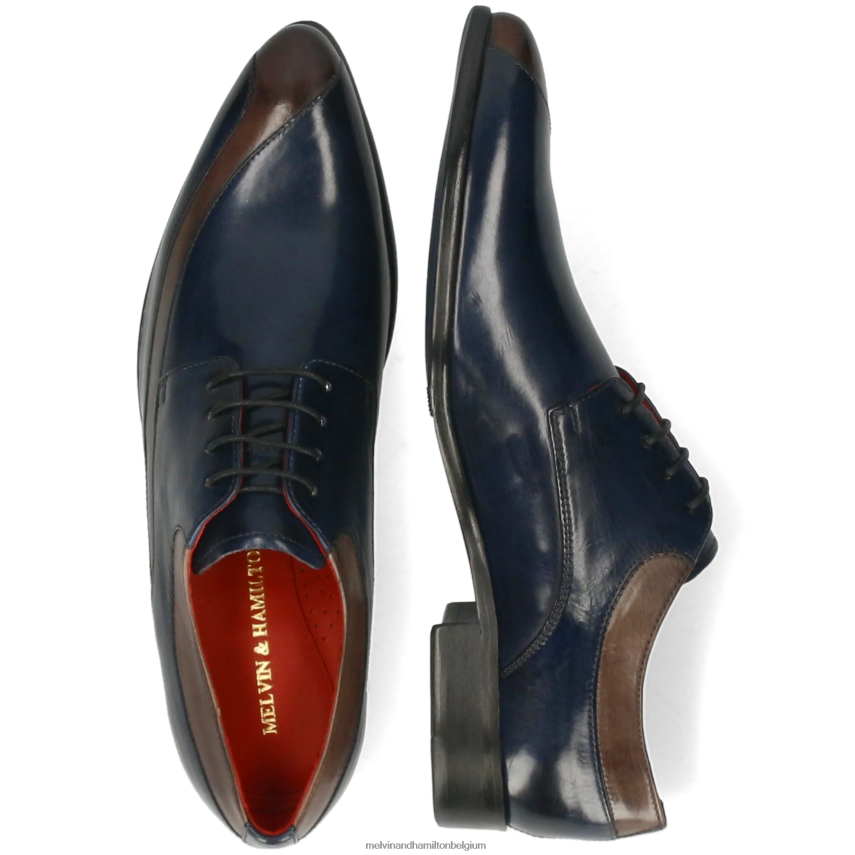 Melvin & Hamilton Derby-schoenen blauw Heren Ton 36 V488DN359