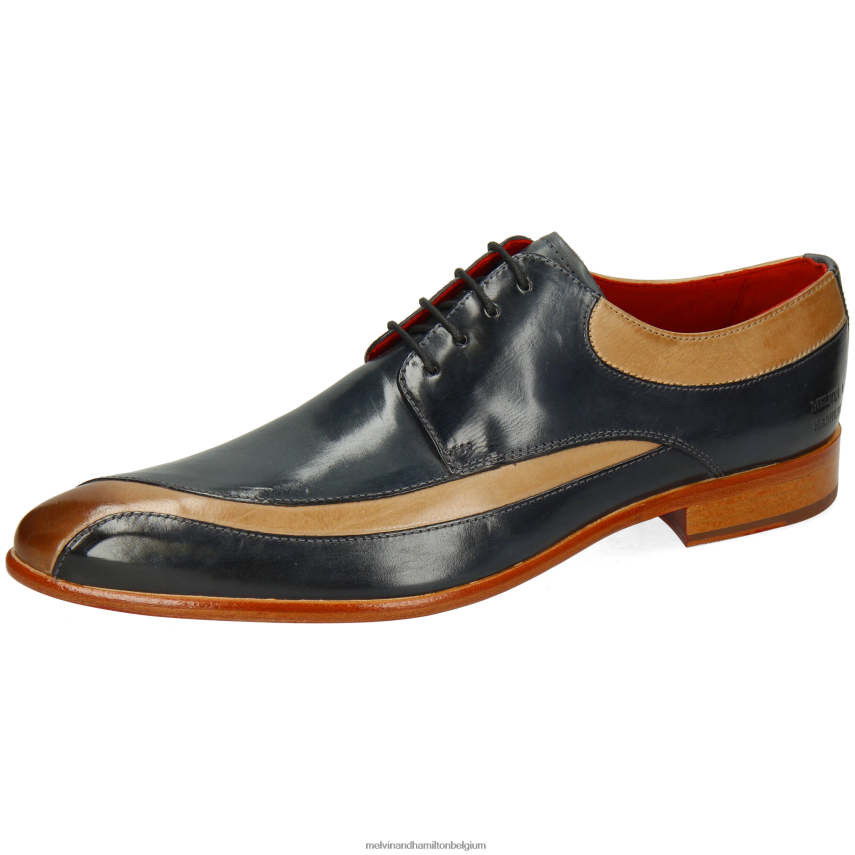 Melvin & Hamilton Derby-schoenen blauw Heren Ton 36 V488DN468