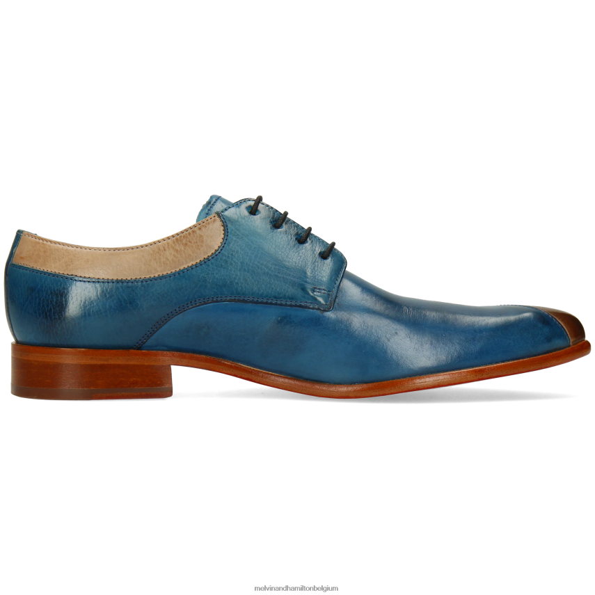 Melvin & Hamilton Derby-schoenen blauw Heren Ton 36 V488DN503