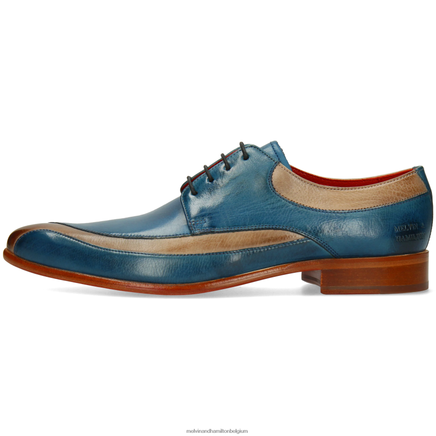 Melvin & Hamilton Derby-schoenen blauw Heren Ton 36 V488DN503