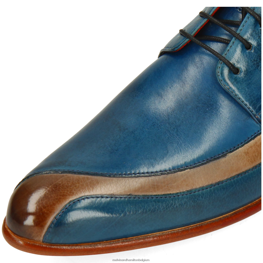 Melvin & Hamilton Derby-schoenen blauw Heren Ton 36 V488DN503