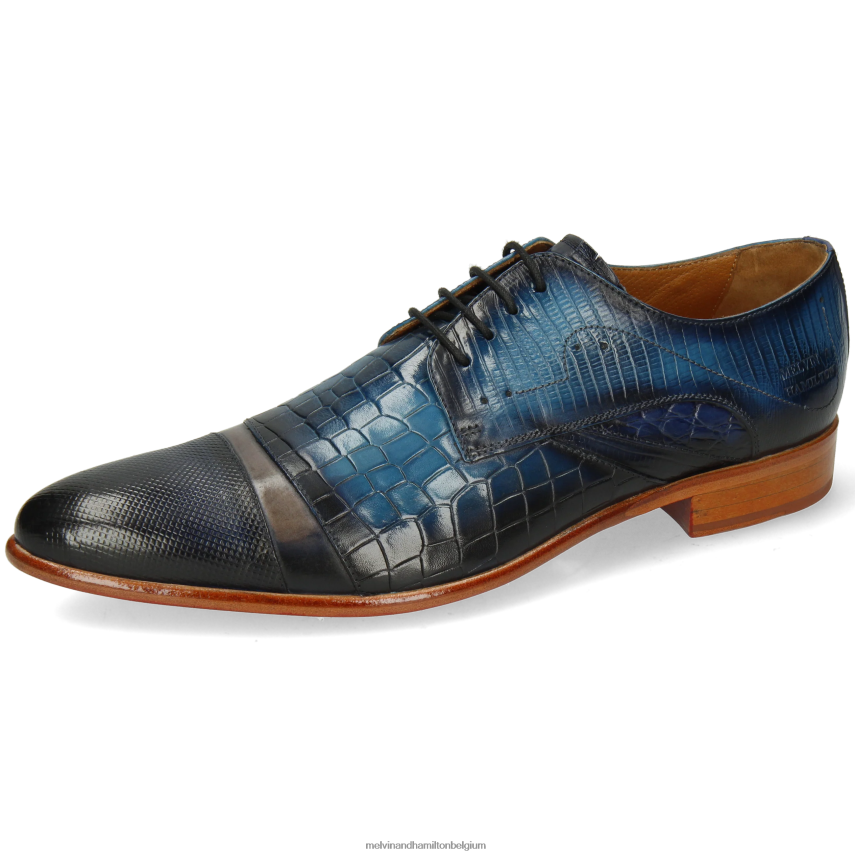 Melvin & Hamilton Derby-schoenen blauw Heren Ton 39 V488DN543
