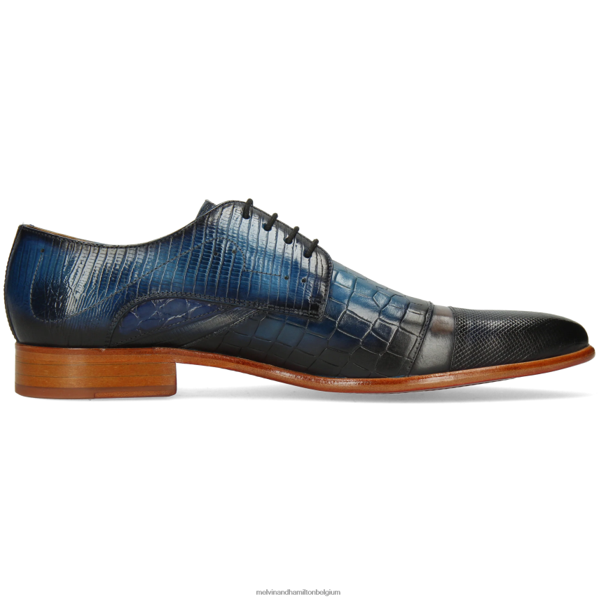 Melvin & Hamilton Derby-schoenen blauw Heren Ton 39 V488DN543