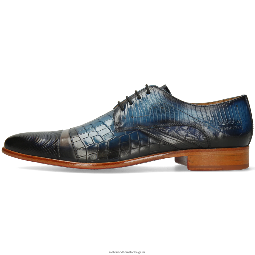 Melvin & Hamilton Derby-schoenen blauw Heren Ton 39 V488DN543
