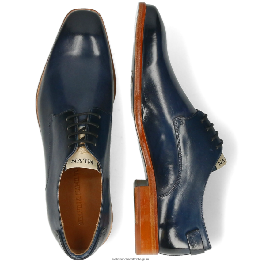 Melvin & Hamilton Derby-schoenen blauw Heren band 1 V488DN410