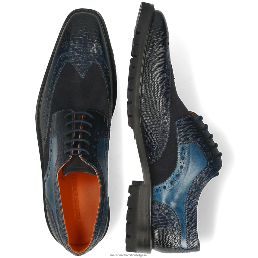 Melvin & Hamilton Derby-schoenen blauw Heren marvin 1 V488DN379