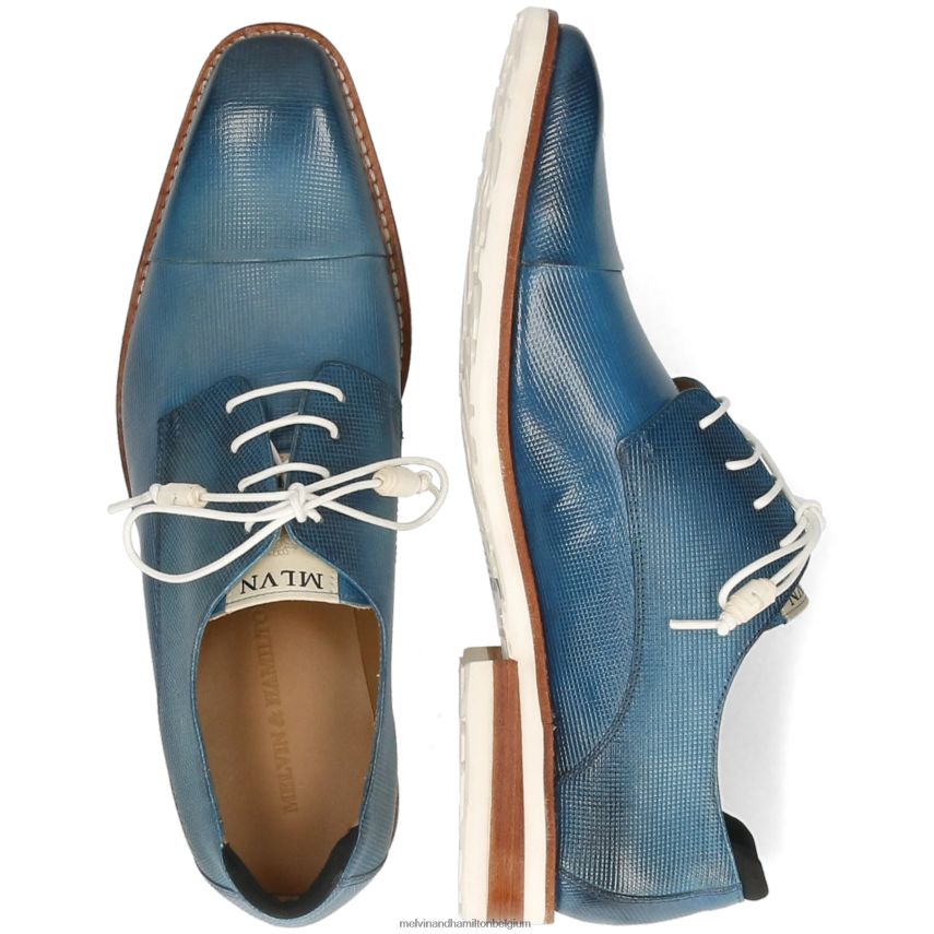 Melvin & Hamilton Derby-schoenen blauw Heren ryder 3 V488DN510