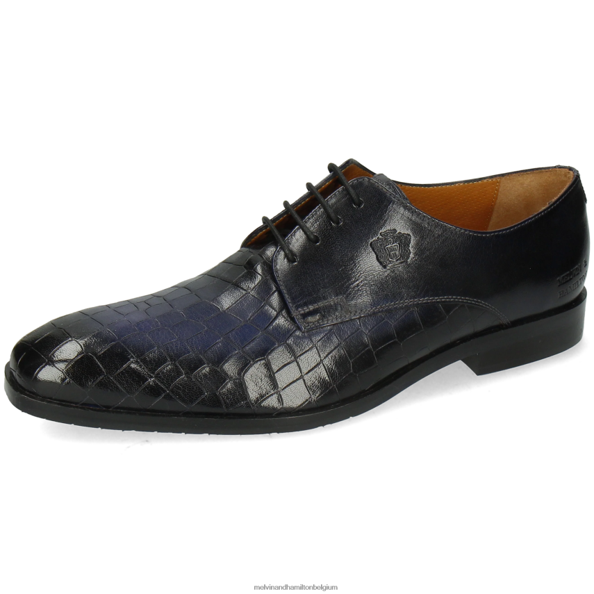 Melvin & Hamilton Derby-schoenen blauw Heren vlieg 1 V488DN537