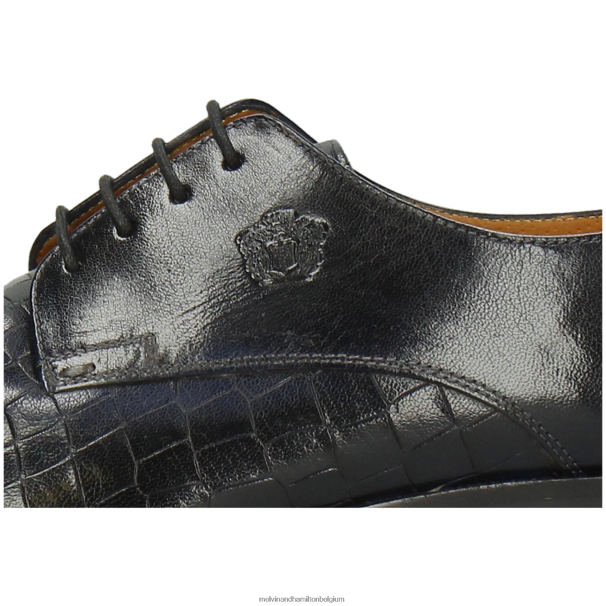 Melvin & Hamilton Derby-schoenen blauw Heren vlieg 1 V488DN537