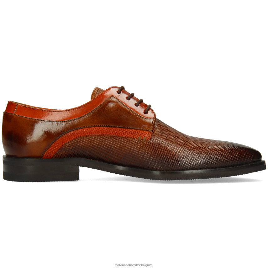 Melvin & Hamilton Derby-schoenen bruin Heren Alex 10 V488DN443