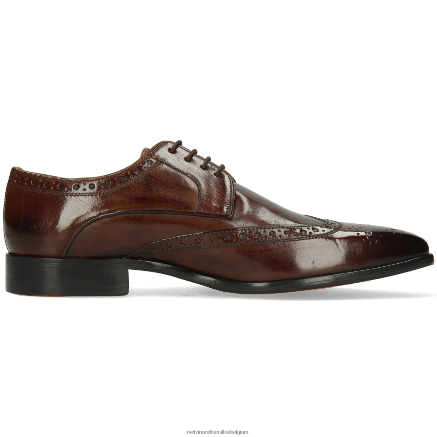 Melvin & Hamilton Derby-schoenen bruin Heren Lewis 3 V488DN434