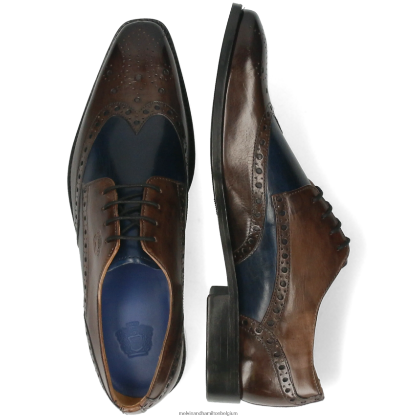 Melvin & Hamilton Derby-schoenen bruin Heren Maarten 15 V488DN487