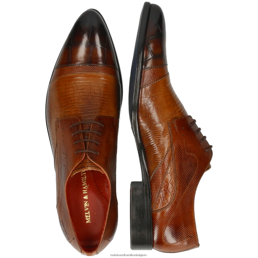 Melvin & Hamilton Derby-schoenen bruin Heren Ton 39 V488DN481