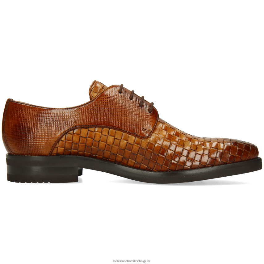 Melvin & Hamilton Derby-schoenen bruin Heren brad 7 V488DN428