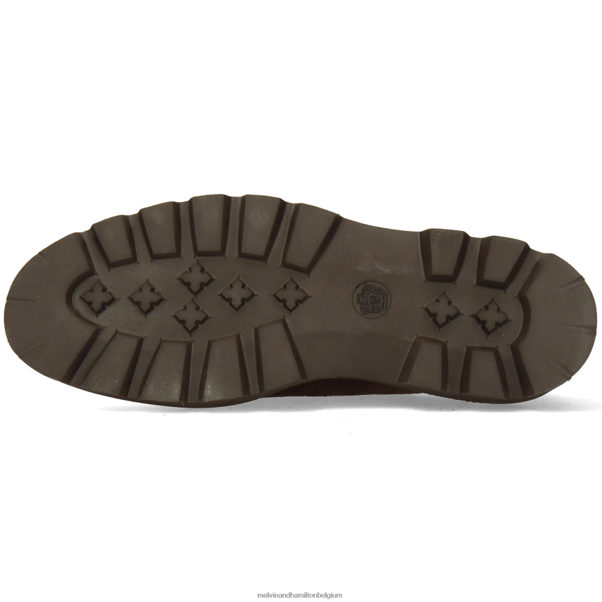 Melvin & Hamilton Derby-schoenen bruin Heren doorboren 10 V488DN435