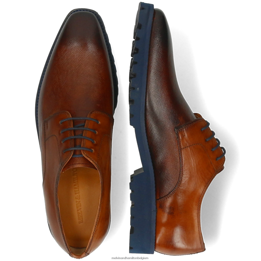 Melvin & Hamilton Derby-schoenen bruin Heren emiel 1 V488DN364