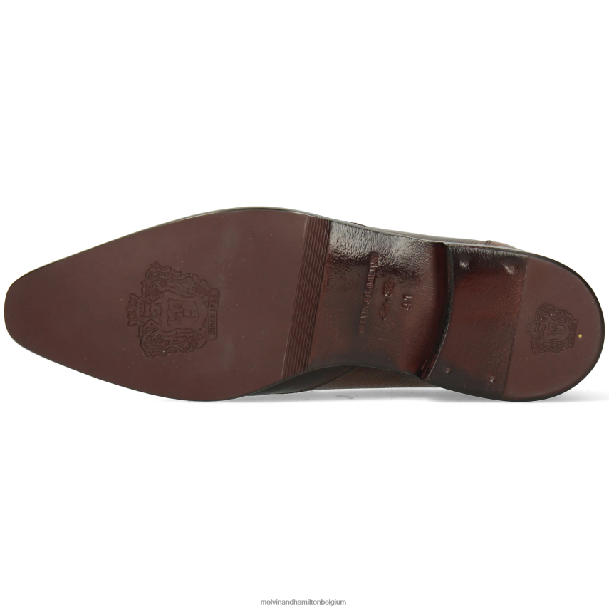 Melvin & Hamilton Derby-schoenen bruin Heren lans 9 V488DN433