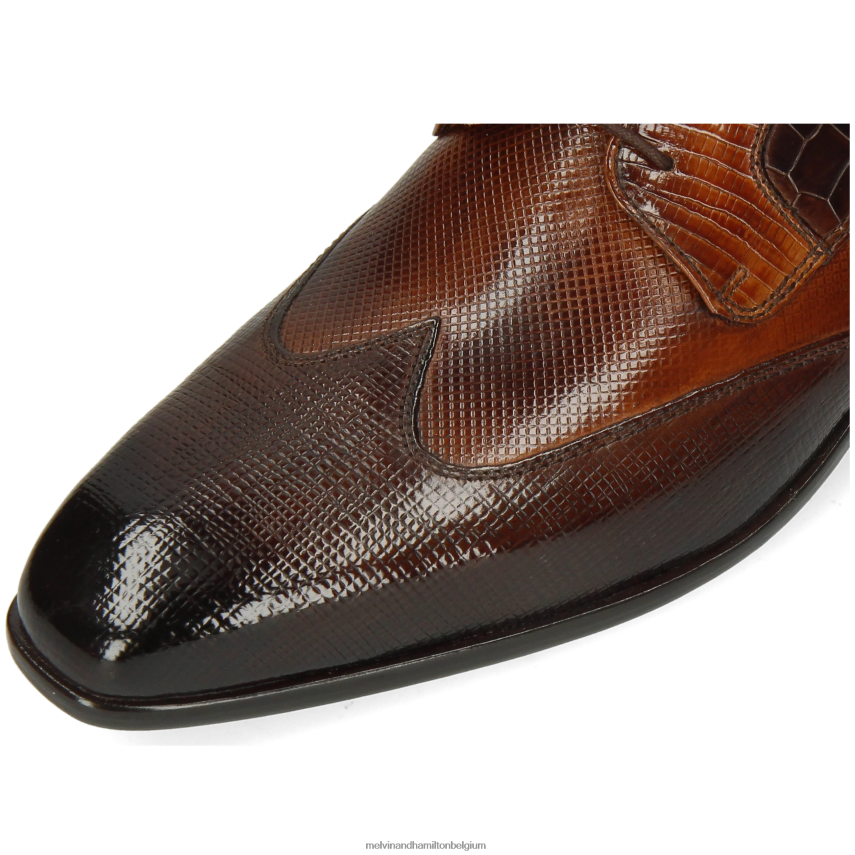 Melvin & Hamilton Derby-schoenen bruin Heren lans 9 V488DN433