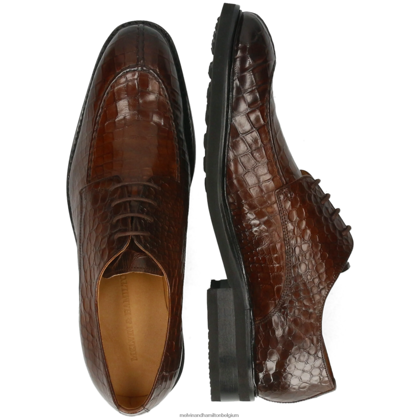 Melvin & Hamilton Derby-schoenen bruin Heren parkeerder 1 V488DN413