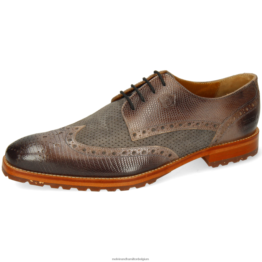Melvin & Hamilton Derby-schoenen grijs Heren Maarten 15 V488DN372