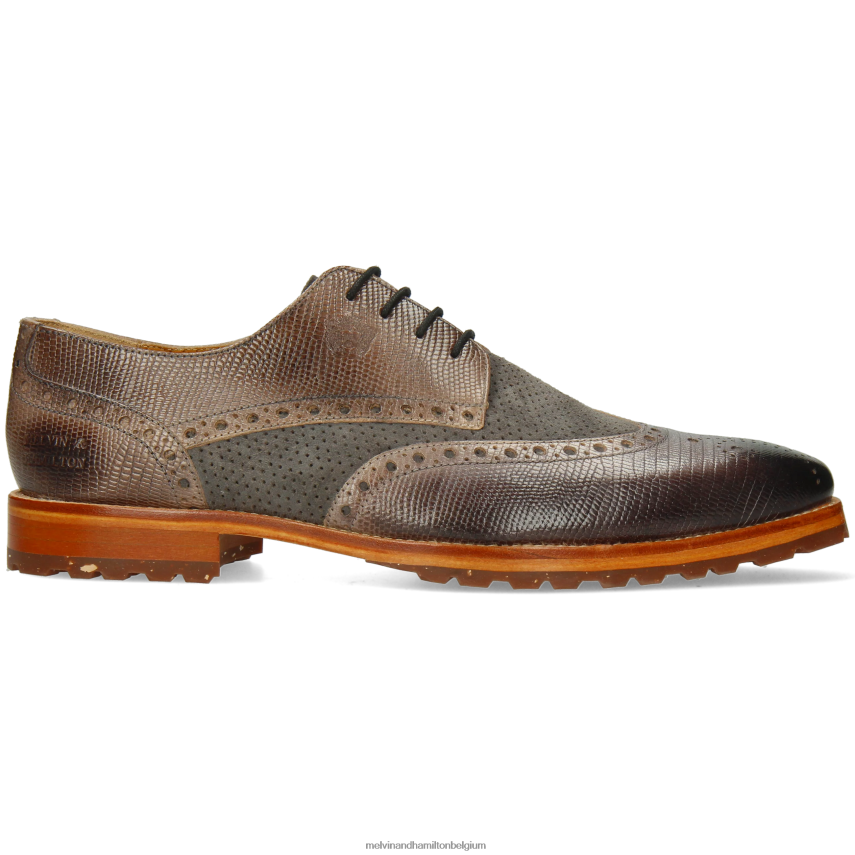 Melvin & Hamilton Derby-schoenen grijs Heren Maarten 15 V488DN372