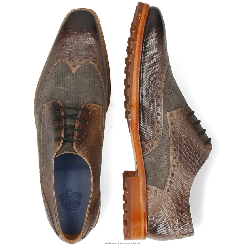 Melvin & Hamilton Derby-schoenen grijs Heren Maarten 15 V488DN372
