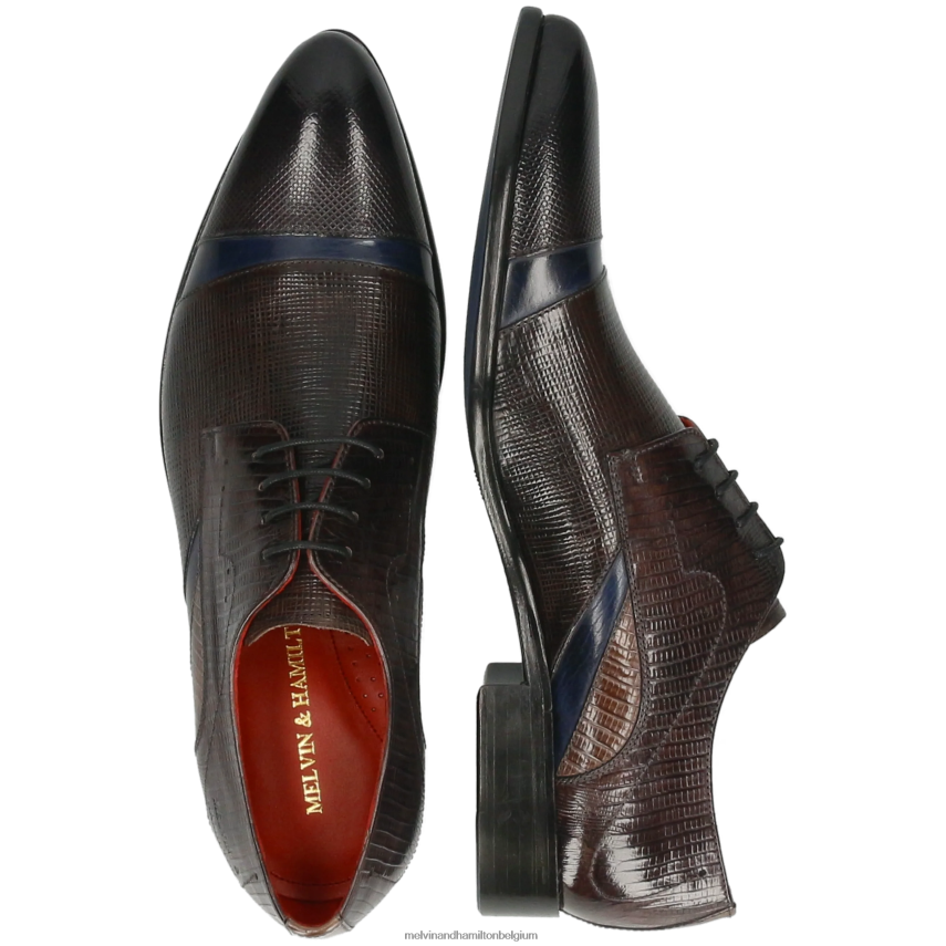 Melvin & Hamilton Derby-schoenen grijs Heren Ton 39 V488DN482