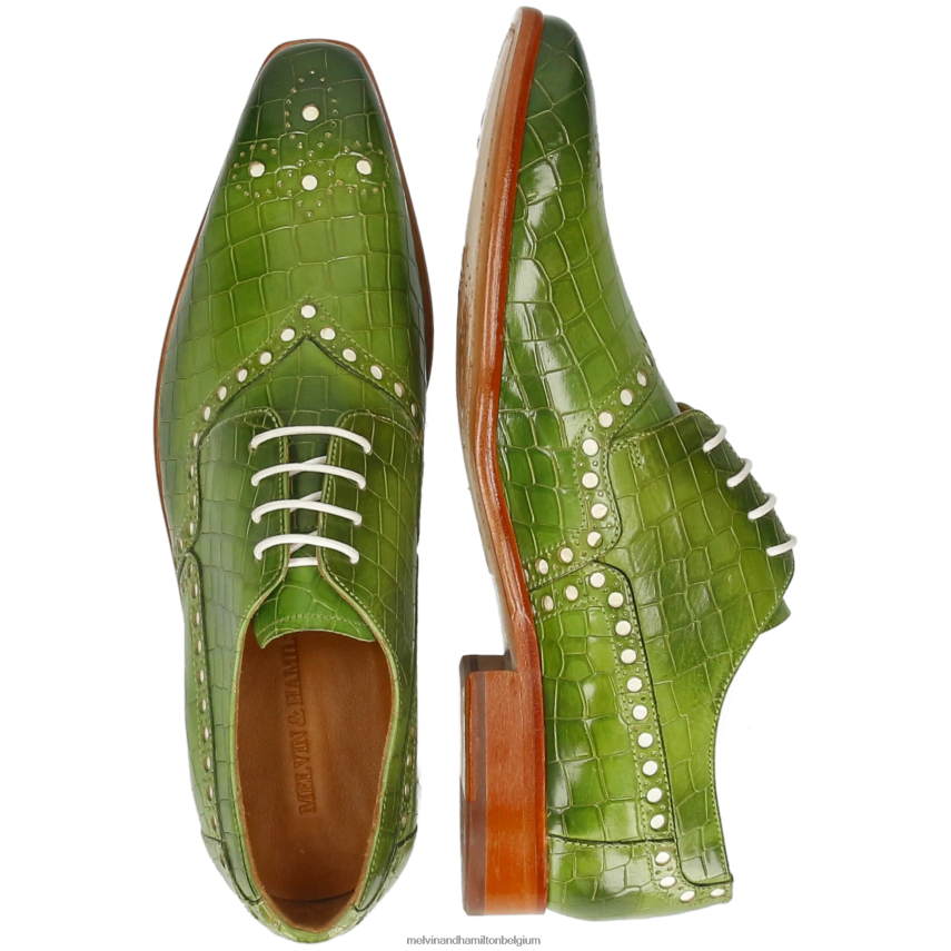 Melvin & Hamilton Derby-schoenen groente Heren lans 66 V488DN427