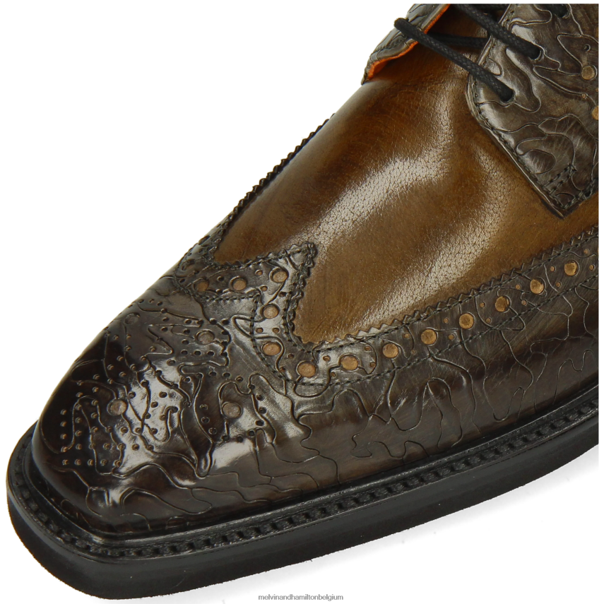 Melvin & Hamilton Derby-schoenen khaki Heren marvin 1 V488DN461