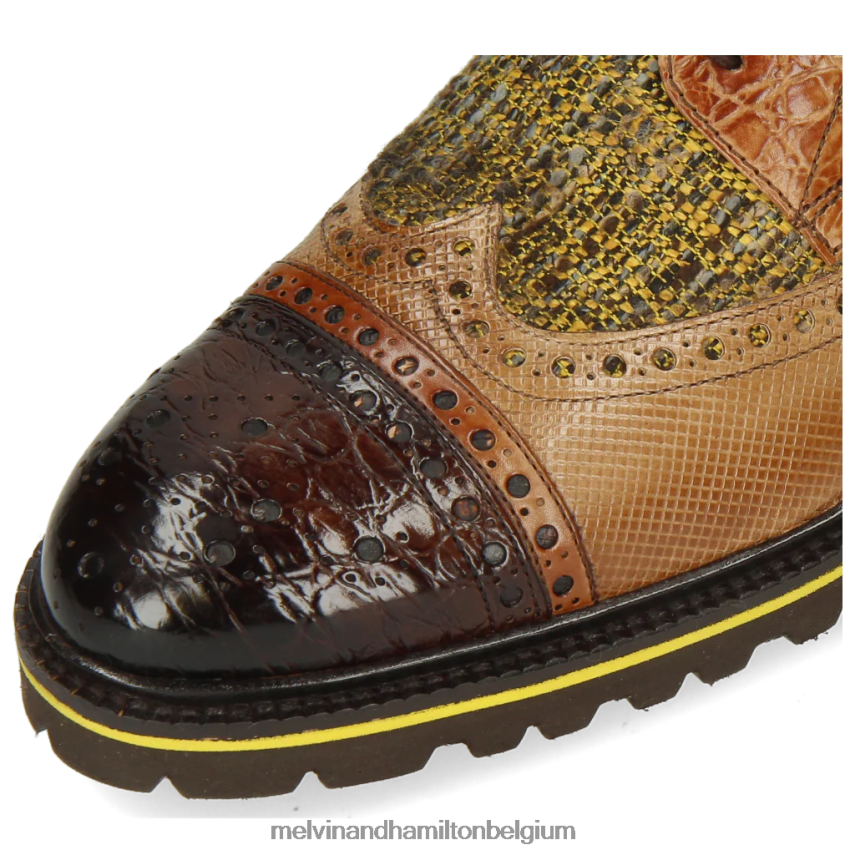 Melvin & Hamilton Derby-schoenen lichtbruin Heren Hendrik 7 V488DN517