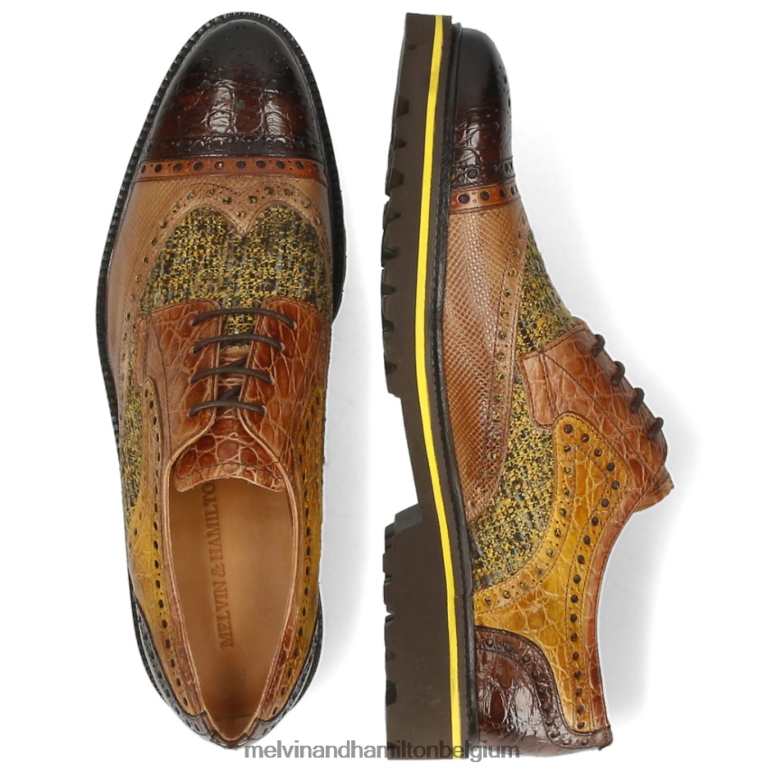 Melvin & Hamilton Derby-schoenen lichtbruin Heren Hendrik 7 V488DN517