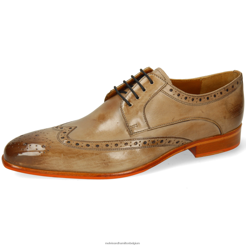 Melvin & Hamilton Derby-schoenen lichtbruin Heren Lewis 3 V488DN466