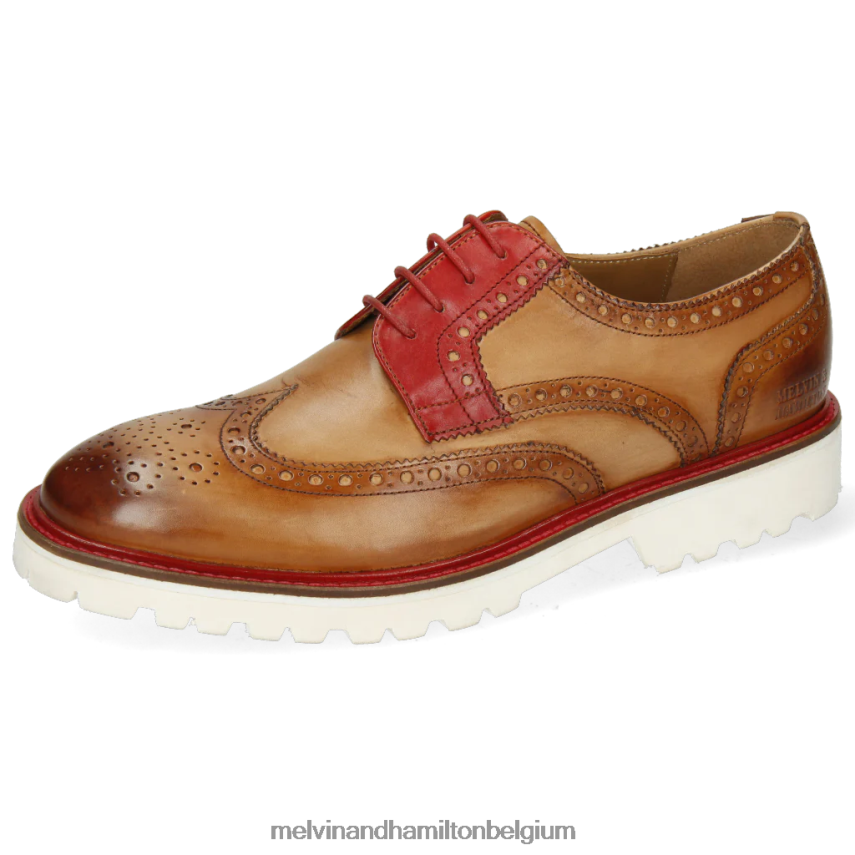 Melvin & Hamilton Derby-schoenen lichtbruin Heren Mattheus 33 V488DN538