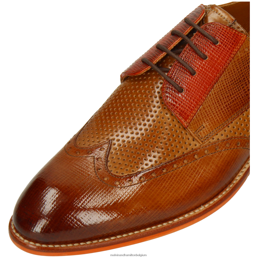 Melvin & Hamilton Derby-schoenen lichtbruin Heren bobby 1 V488DN395