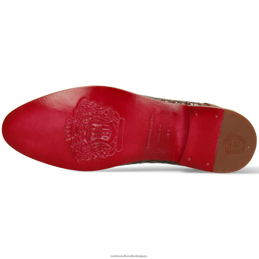 Melvin & Hamilton Derby-schoenen lichtbruin Heren brad 7 V488DN511