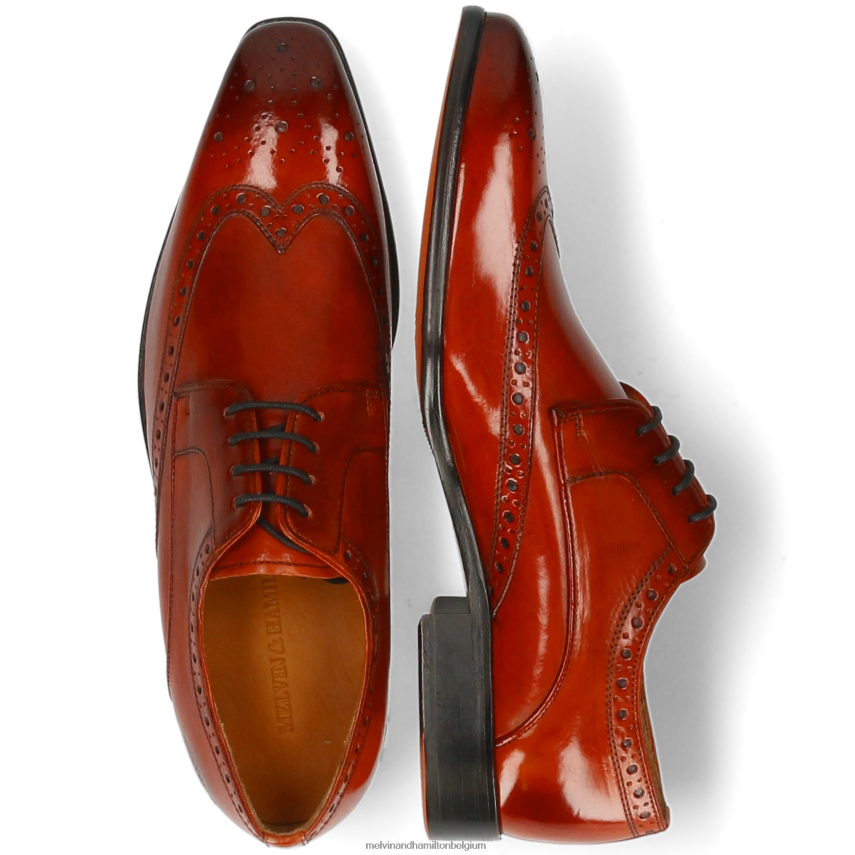 Melvin & Hamilton Derby-schoenen oranje Heren Lewis 3 V488DN457
