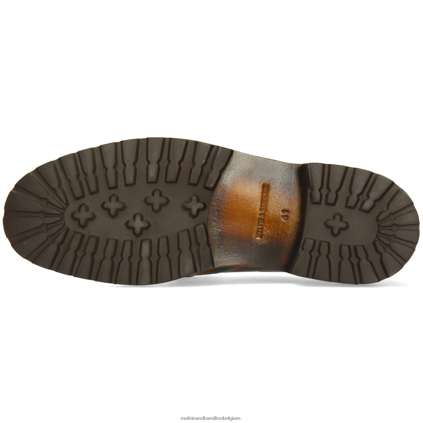 Melvin & Hamilton Derby-schoenen oranje Heren doorboren 2 V488DN430